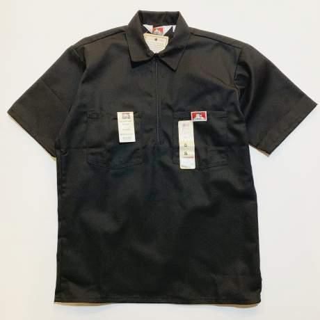 BEN DAVIS/ベンデイビス/アメリカ製/ハーフジップワークシャツ/半袖