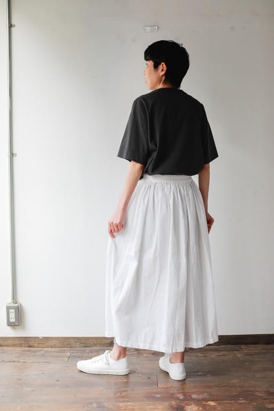 homspun バルキーシーチング ダブルポケットギャザースカート - SUSCON