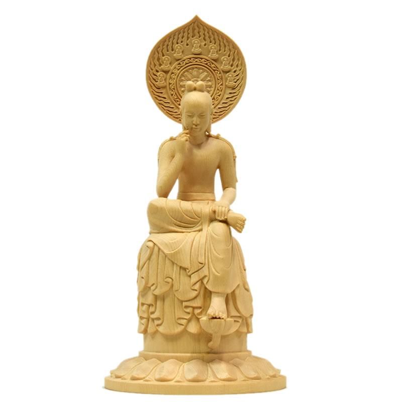 桧木中宮寺形菩薩半跏像（伝如意輪観音） 高20㎝