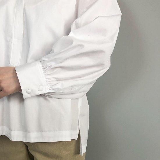 SINMEボリュームシャツホワイト - Pale Jute