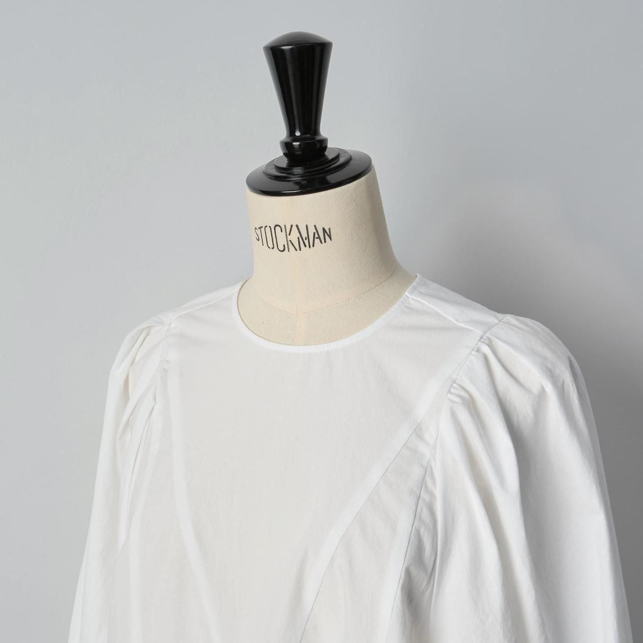 SINMEボリュームシャツⅡホワイト - Pale Jute