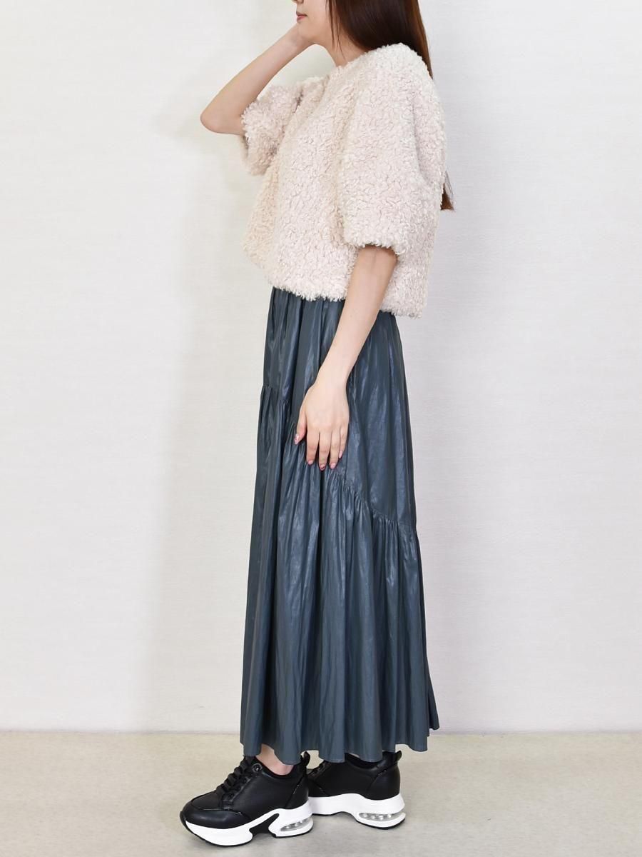 PASSIONE(パシオーネ)ボアショートプルオーバーの通販