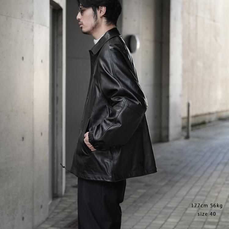 ビューティフルピープル beautiful people 24aw ラムレザーコーチ