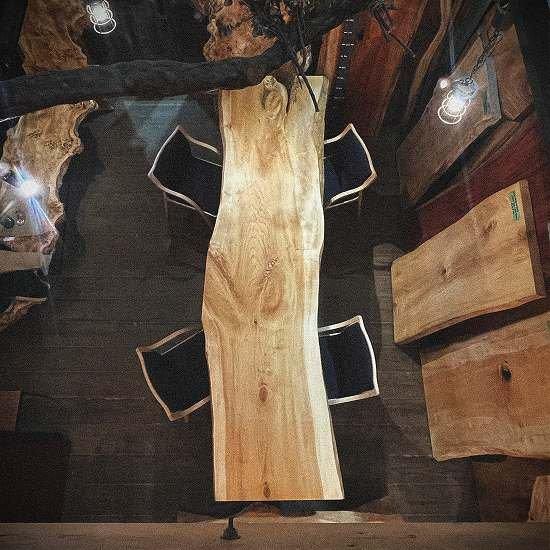 NO16 銀杏（イチョウ）枚板｜一枚板テーブル 通販｜大阪｜一枚板・無垢