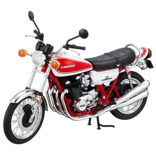 KAWASAKI 750RS」1/12スケール DIECAST MOTORCYCLE 赤白カラー
