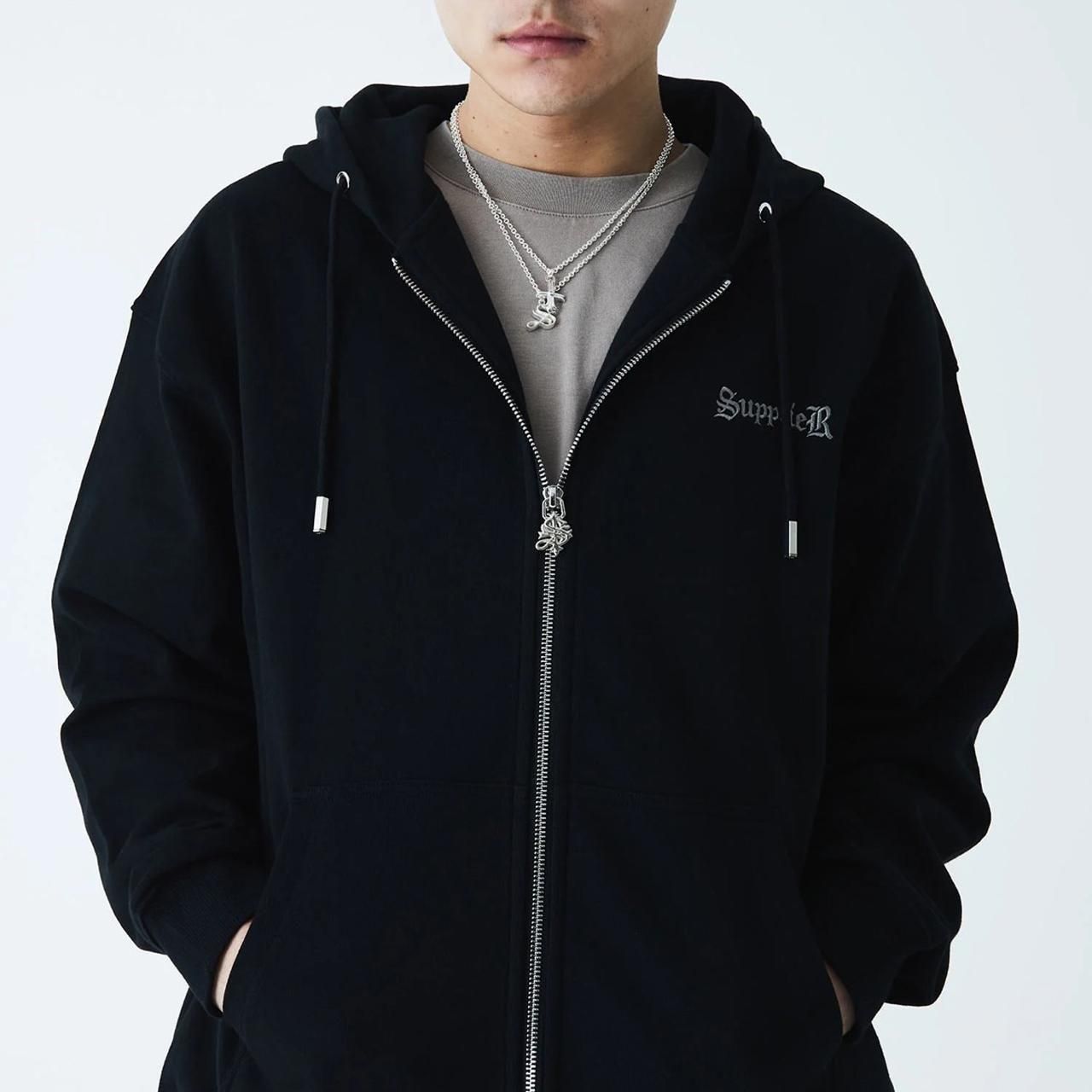 SUPPLIER (サプライヤー)｜2トーンラインストーン クロスジップ