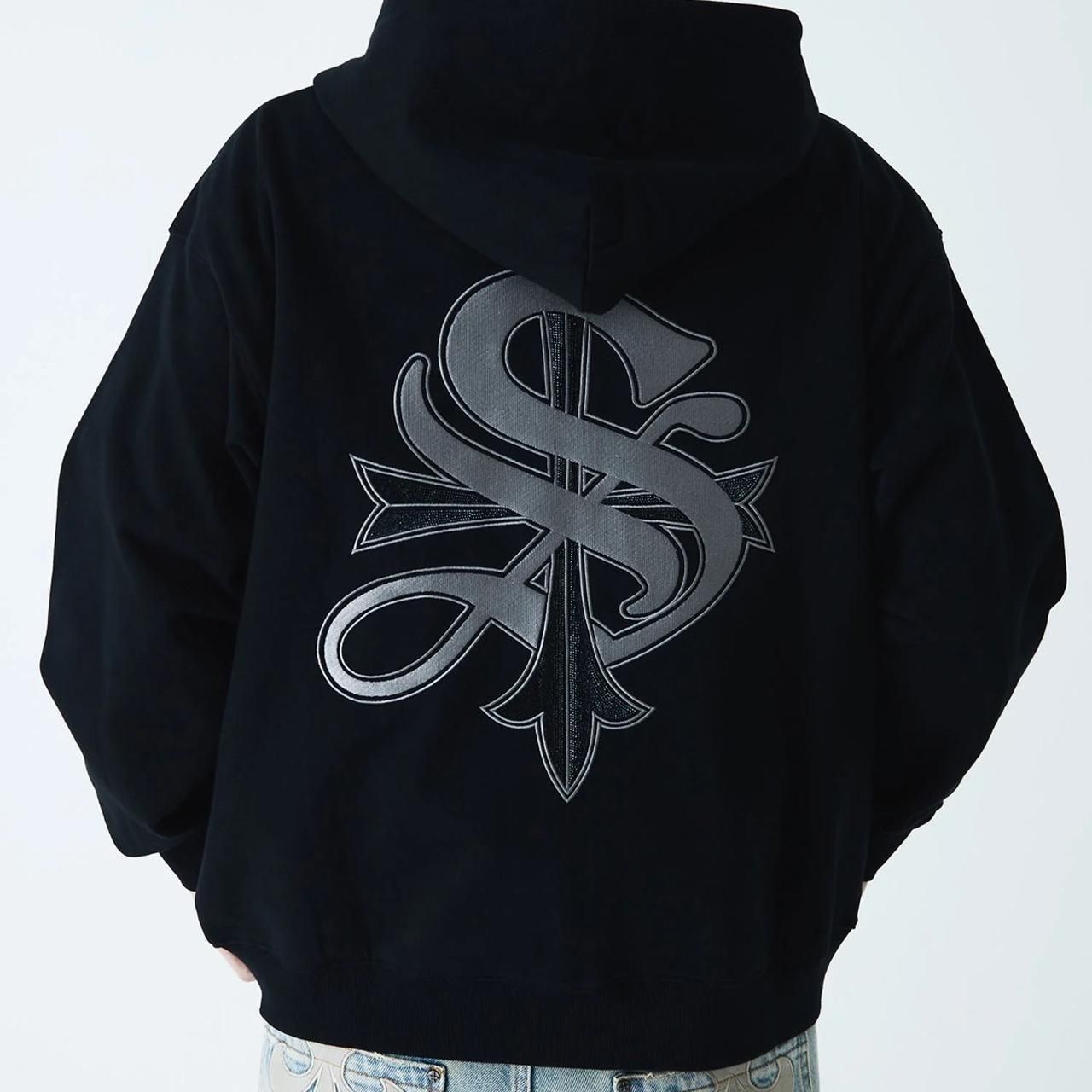 SUPPLIER (サプライヤー)｜2トーンラインストーン クロスジップ