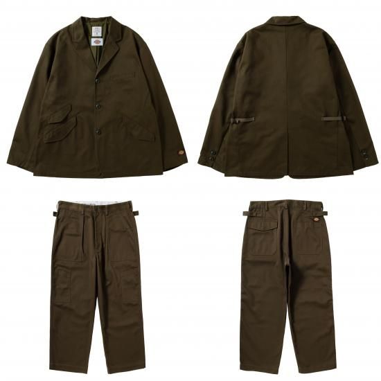 NEXUSVII/ネクサスセブン】× Dickies MIL. OFFICER SET UP(OLIVE