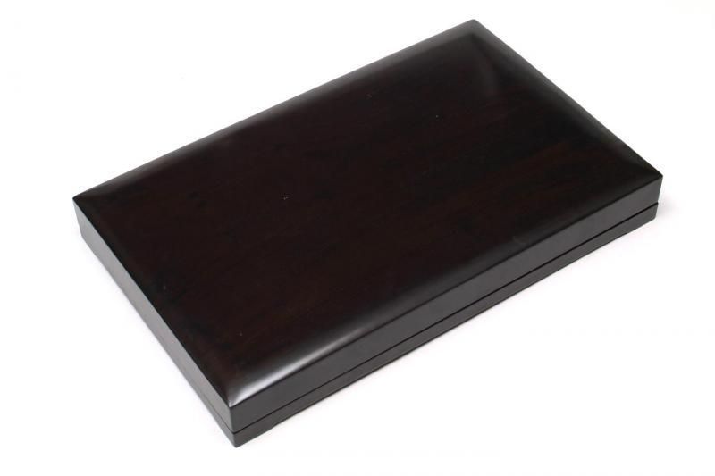 水坑 歙州 眉子紋長方大硯 13.6インチ - 書道用具専門店 西本皆文堂