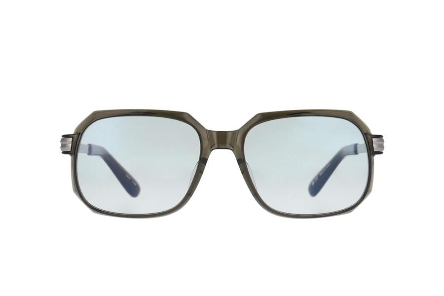 YELLOWS PLUSヘキサンゴンメタルサングラス | ゴールド/アザレア