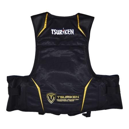 フローティングベストTV222 ブラック | 釣研- TSURIKEN