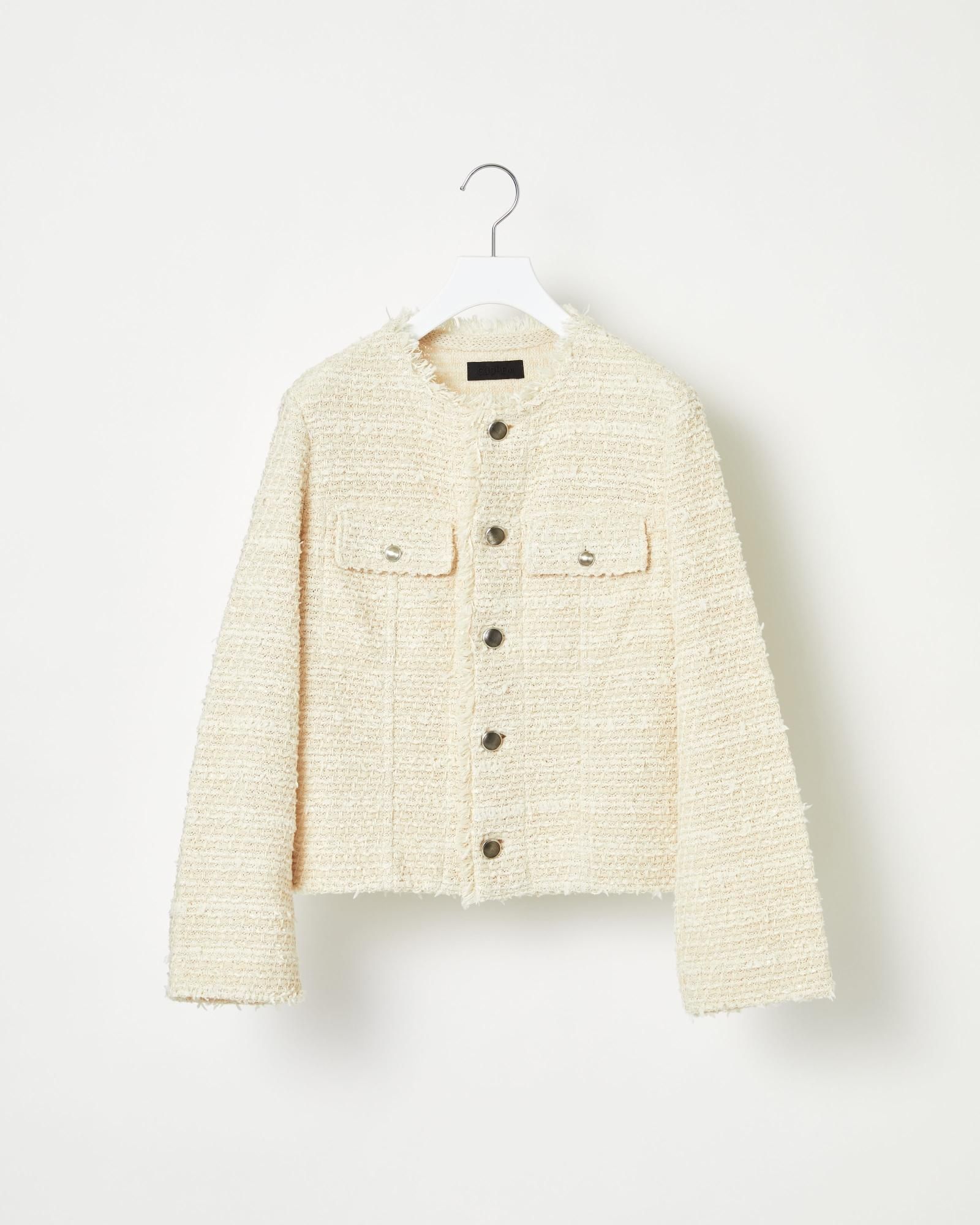 BASIC TWEED JACKET - Yonetomi STORE ONLINE｜ヨネトミストアオンライン