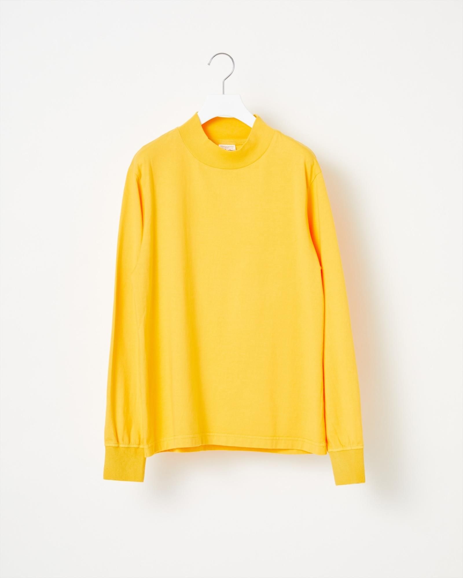 NEW BASIC GARMENT DYED T-SHIRT〈MOCK NECK〉 - Yonetomi STORE