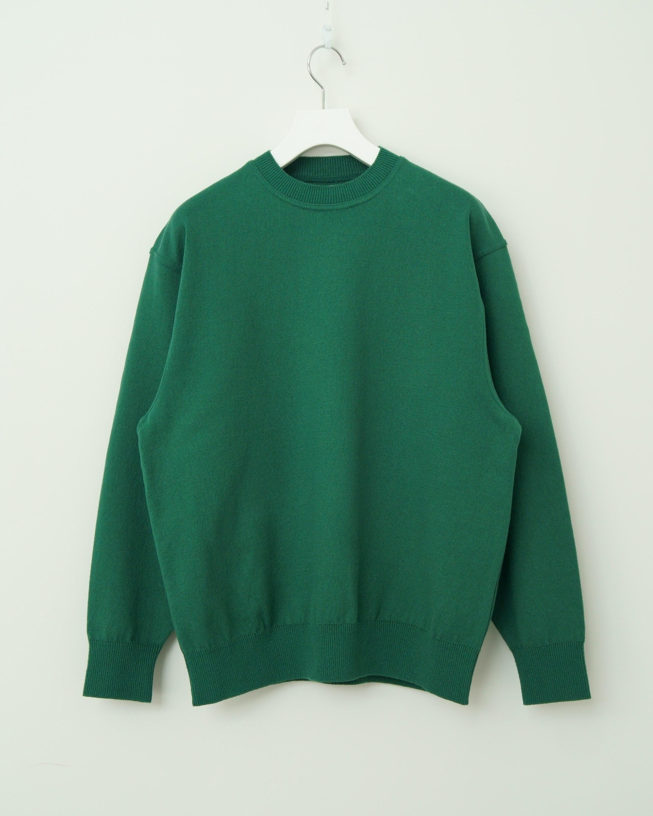DEADSTOCK YARN】WAVE COTTON KNIT PULLOVER - Yonetomi STORE ONLINE