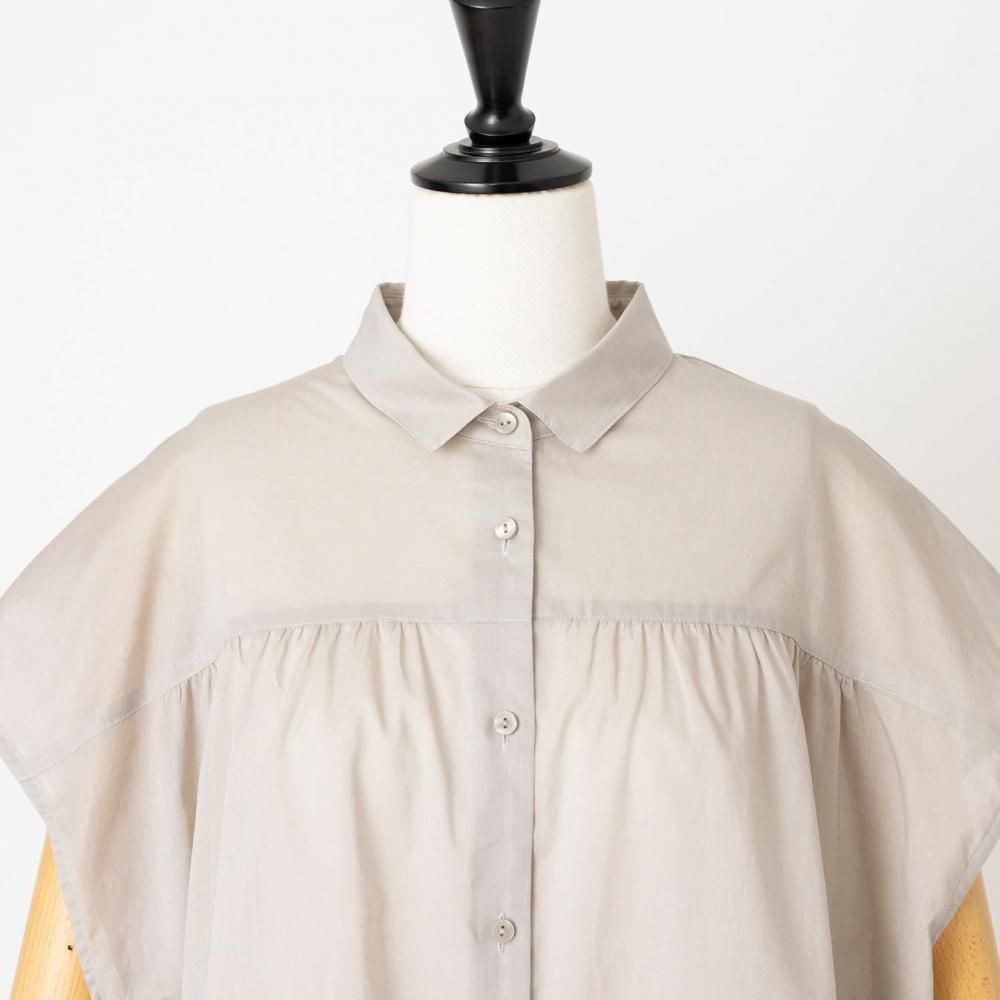 スイスコットンバックギャザーブラウス | 上質な素材 - STAMPS ONLINE