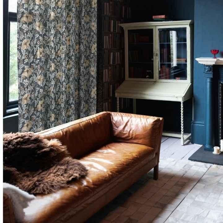 アートして完成度の高いゴブランカーテン【FB5408 Brun ブラン GN