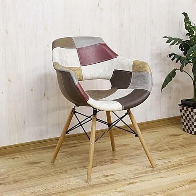 パッチワークデザインチェア | おしゃれなダイニングチェア - リ