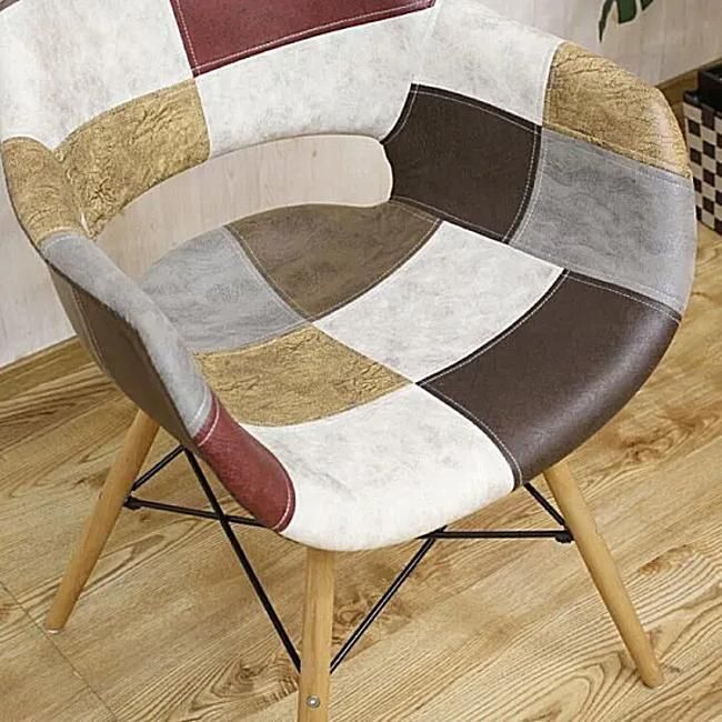 パッチワークデザインチェア | おしゃれなダイニングチェア - リ