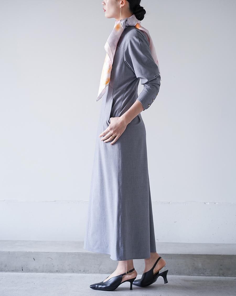Mame Kurogouchi Tucked Waist Flared Dress - Altamira