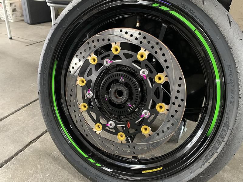 NINJA ZX-25R フロントホイール変換キット JP250対応 SNIPER