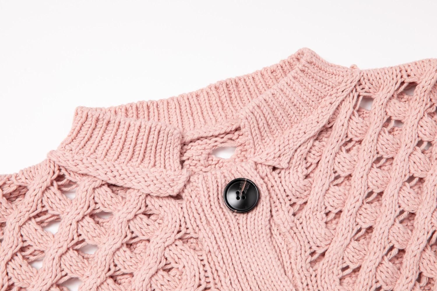 アップルパイニットカーディガン（PINK） - PINUE