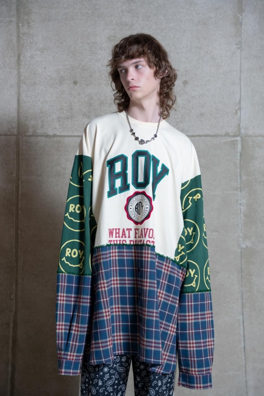 ドッキングロングスリーブTシャツ - ROY reflect overjoy