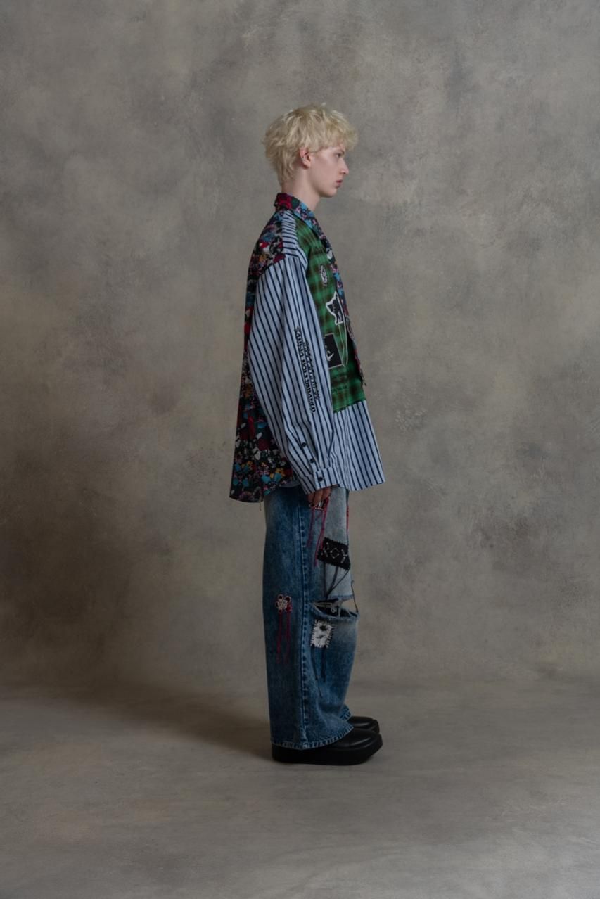 クラッシュデニムパンツ - ROY reflect overjoy