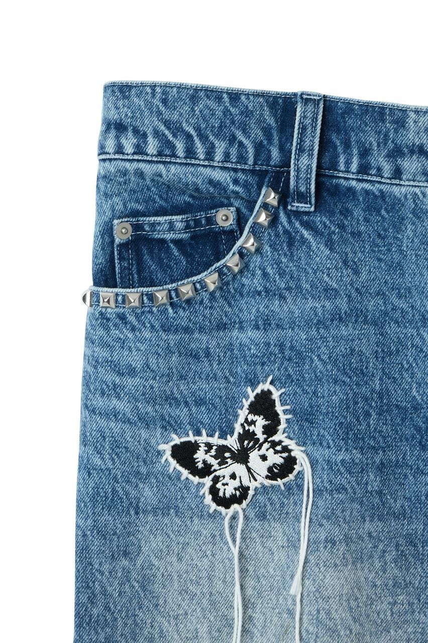 クラッシュデニムパンツ - ROY reflect overjoy