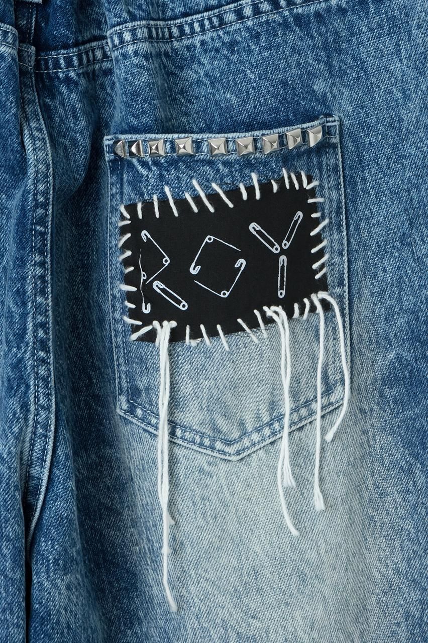 クラッシュデニムパンツ - ROY reflect overjoy