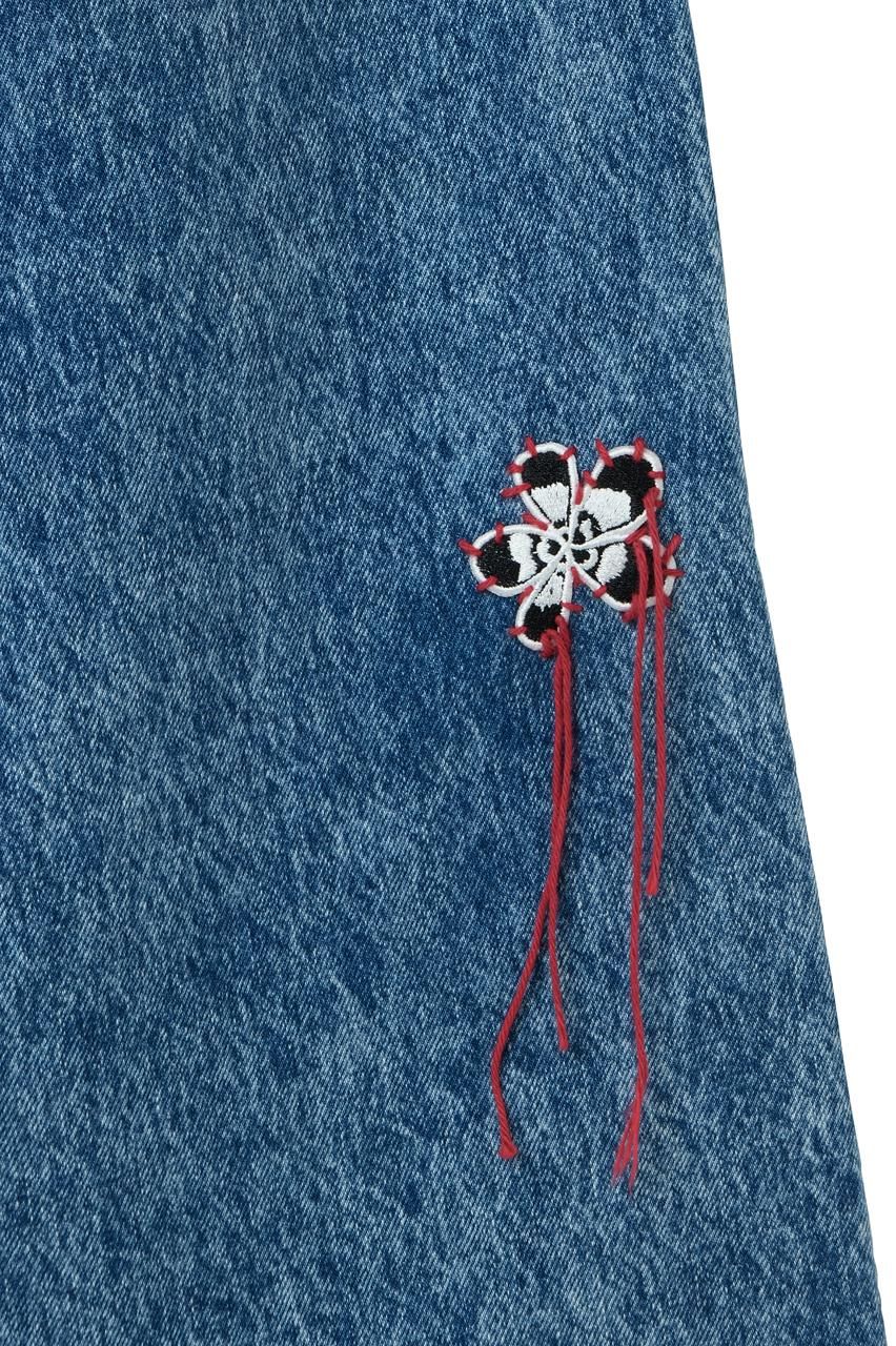 クラッシュデニムパンツ - ROY reflect overjoy