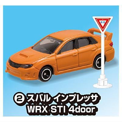 トミカ標識セット13 [2.スバル インプレッサ WRX STI 4door],タカラ