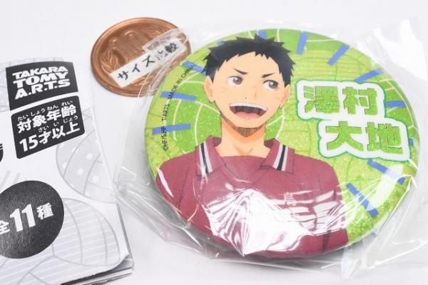 ハイキュー!! 思い出シャイニー缶バッジ [5.澤村大地],タカラトミー