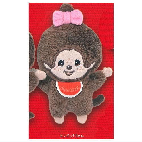 モンチッチ ぬいぐるみバッジ [2.モンチッチちゃん],夢屋 ガチャガチャ