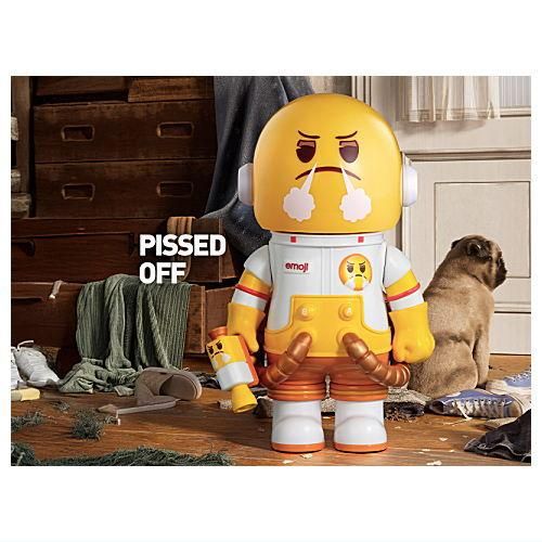 POPMART MEGA SPACE MOLLY 100%×emoji シリーズ [1.PISSED OFF