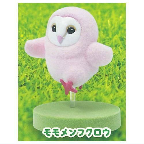 走るメンフクロウの赤ちゃん スタンドフィギュア [5.モモメンフクロウ