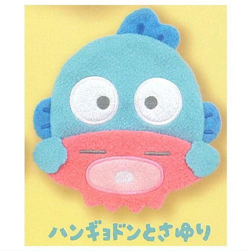 サンリオ ハンギョドン ぬいぐるみポーチ [4.ハンギョドンとさゆり],夢