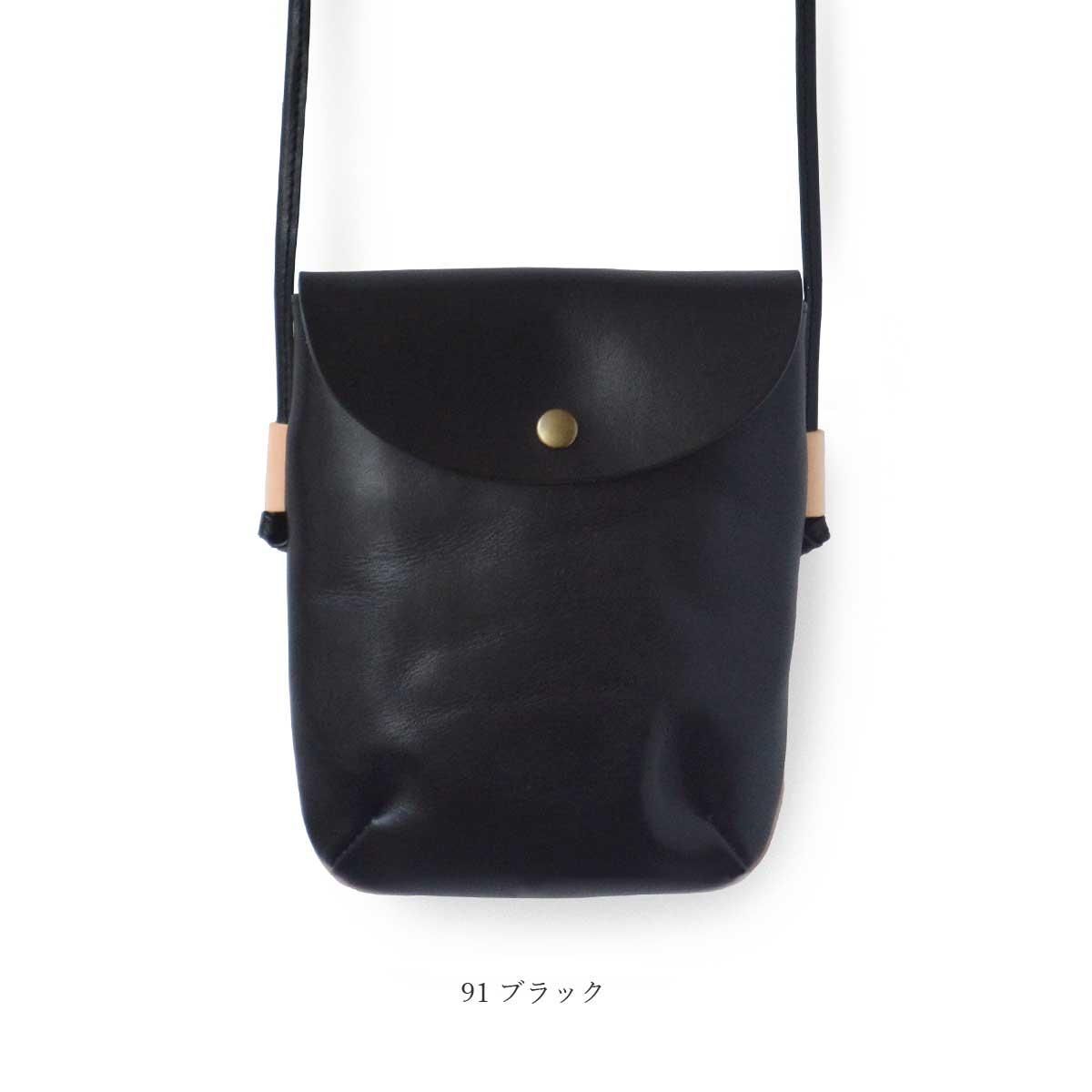 本革製 スマホポーチ 「PullUp スマホショルダー/ポシェット」（国産