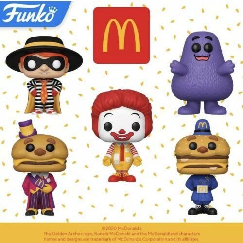 マクドナルド フィギュア 5p セット McDonalds FUNKO POP 5pcs