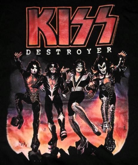キッス Tシャツ KISS DESTROYER 正規品 地獄の軍団 公式 ロックTシャツ