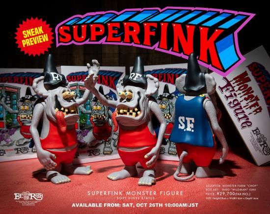 バンドTシャツ 通販 SUPERFINK MONSTER フィギュア 正規品 スーパー