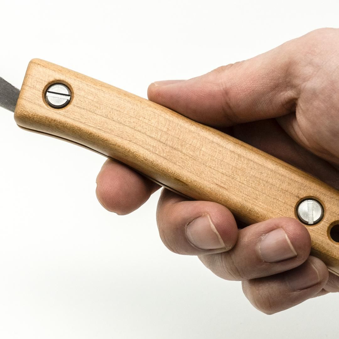 公式ストア】 KAKURI 折込アウトドアナイフ 風雅 山桜柄 専用本革