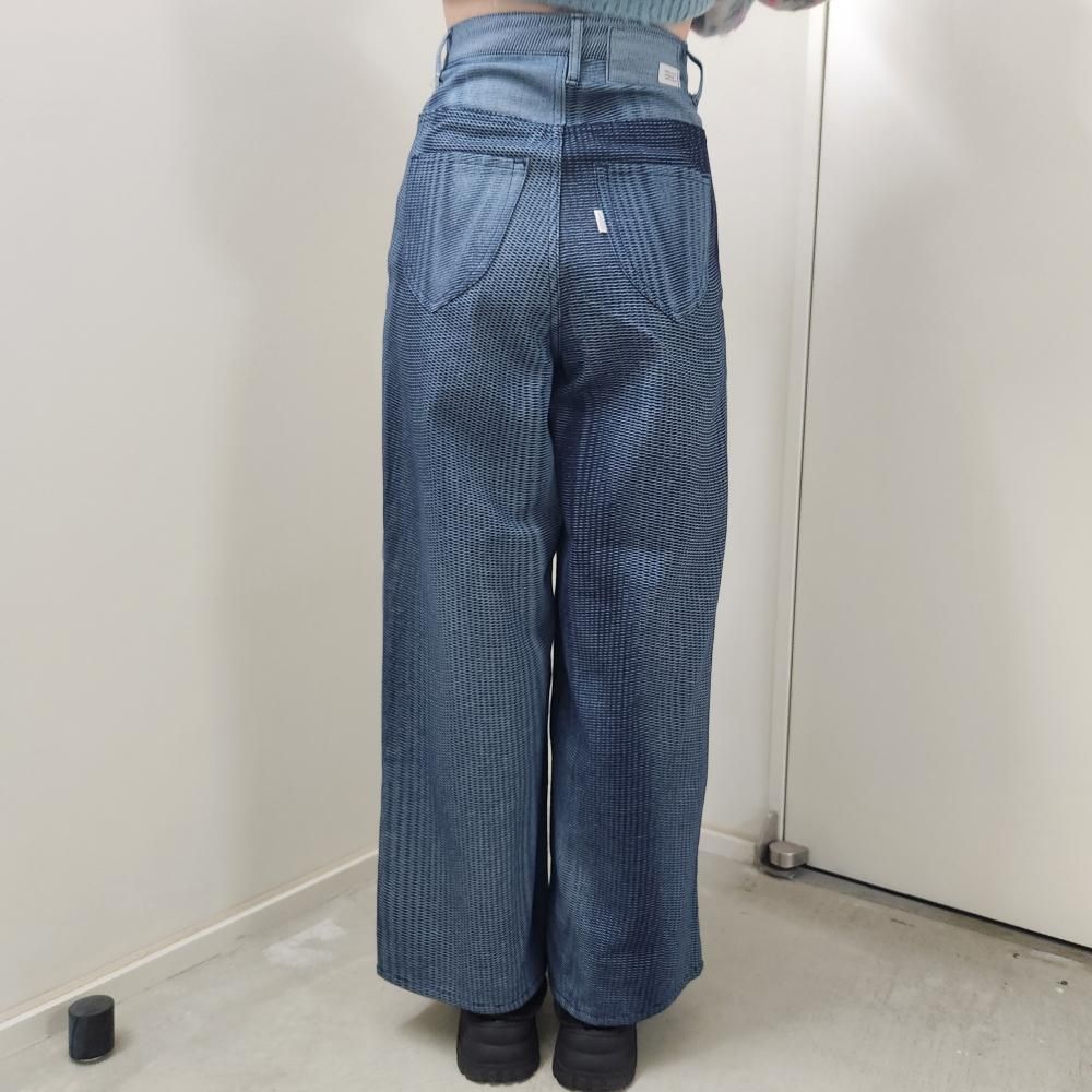 HATRA】 MIRAGE BLEACH DENIM （NAVY）