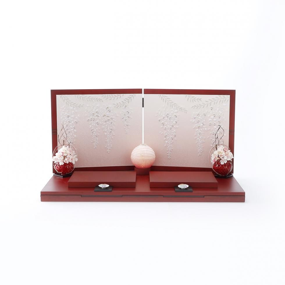 雛人形（ひな人形）「藤の雫」｜清水久遊 親王飾り｜最上位モデル