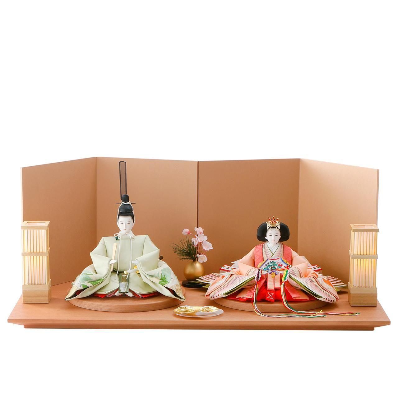 雛人形・ひな人形｜「祥 - sachi -」｜清水久遊 作 -ひいな-｜親王飾り