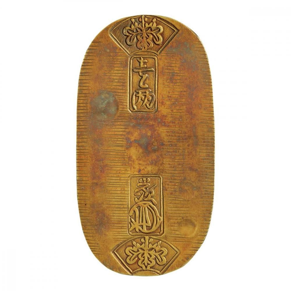 文政小判金 献上大吉（美品上）日本貨幣商協同組合鑑定書付 - セキグチ