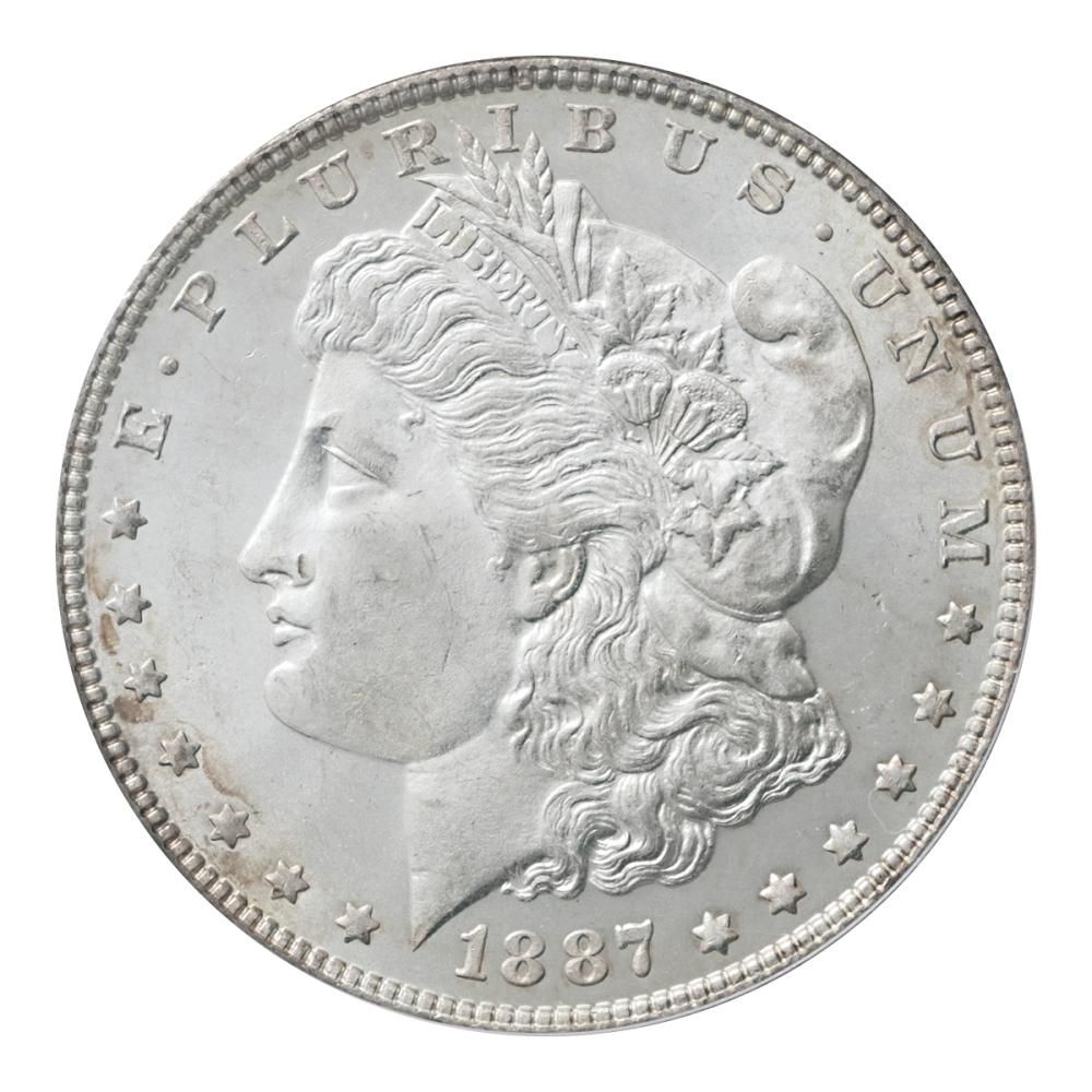 アメリカ 1887年 1ドル銀貨 モルガンダラー PCGS MS64PL - セキグチは