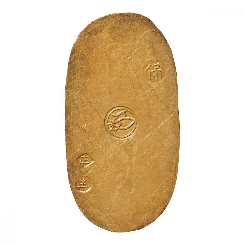 天保小判金 正生（美品上）日本貨幣商協同組合鑑定書付 - セキグチは