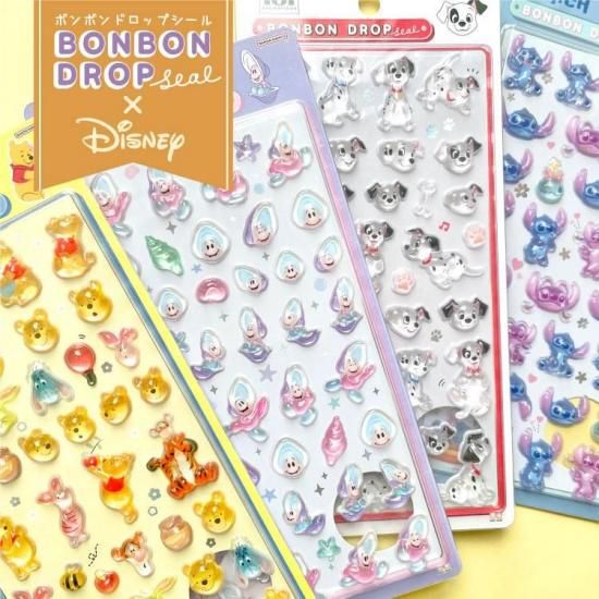 ネコポス対応】ディズニー・ボンボンドロップシール くまのプーさん