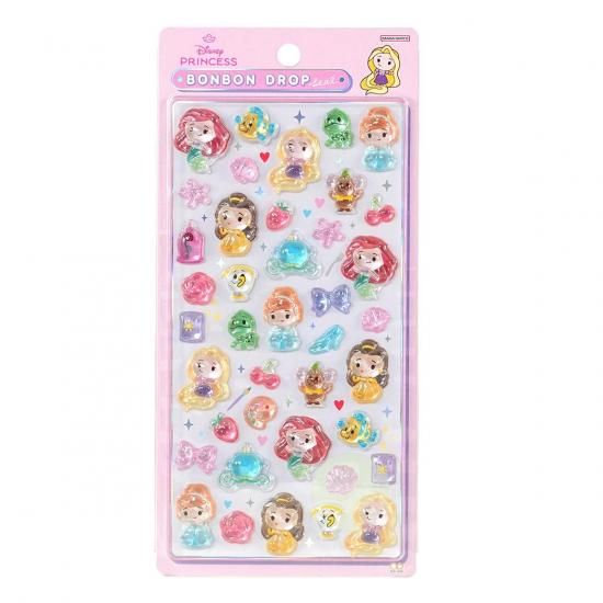 ネコポス対応】ボンボンドロップシール ディズニープリンセス