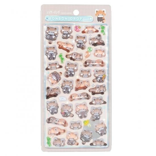ネコポス対応】ボンボンドロップシール レッサーパンダ - クーリア